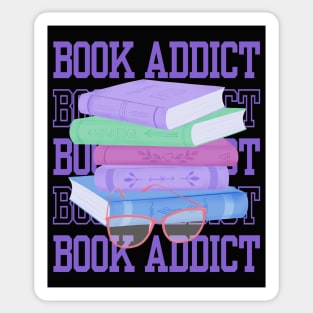 Book Lovers Addicted to Books Sticker